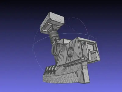 Alita Battle Angel Damaskus Blade Manga Version 3D print model