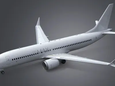  Boeing 737-8 MAX Generic White 