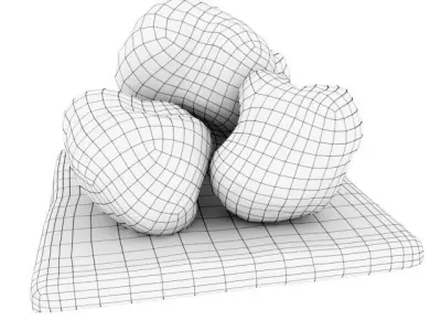 Rock low polygon Low-poly 3D model