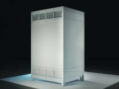 Vending machine worn out lowpoly  Low-poly 3D model