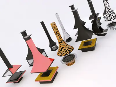 bordelet fireplace collection 3D model