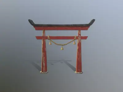 Japan Torii Free 3D model