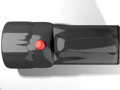 Flashlight - Type 2 3D model