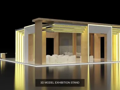 3D MODEL EXHIBITION STAND COLLECTION 3D Model Pack