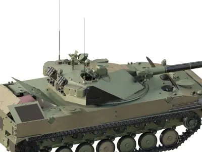 2S25 Sprut-SD 3D model