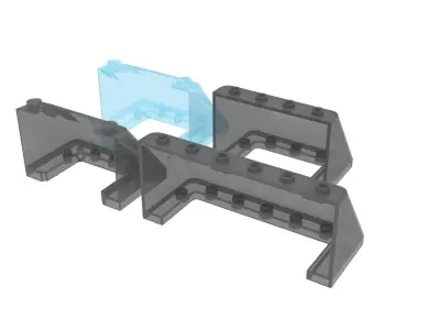 Lego Windscreens Set 3D model