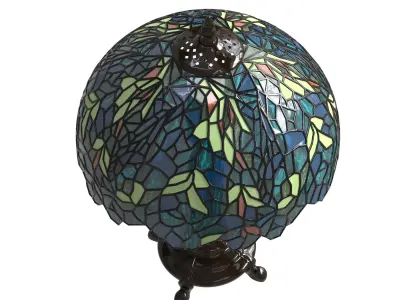 Perigold Meyda Lighting Tiffany  Stained Glass Table Lamp 3D model