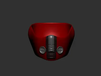 Gas mask helmet 3d model 3D model purchase