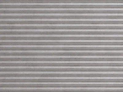 Silver Metal Corrugated Transparent PBR Seamless Texture
