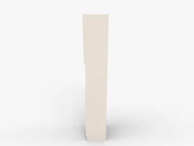 FOREHILL Bathroom Tall Cabinet Slim Storage 3D model