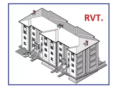 Apartment Project Detail Model  Revit  3D model