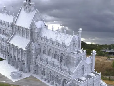 Country Mansion large 3D model