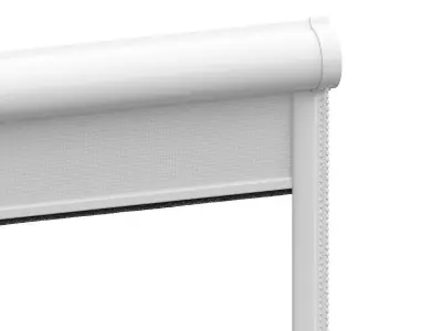 Roller blinds for windows 3D model