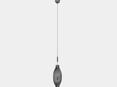 Suspension BulM S by lairial luminaire bordeaux Free 3D model