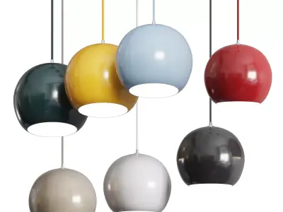  Topan VP6 Lamp Verner Panton 3D model