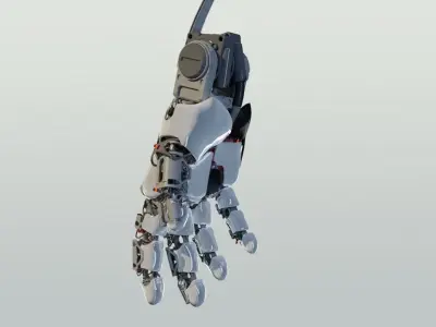 hand mechanical 03 3D model