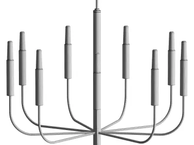 ED Ellen DeGeneres Brianna Chandelier 3D model