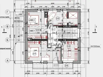 Private House complete project for assembly 3D model