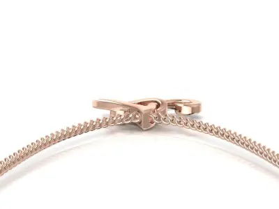 Pendant A letter g 3D print model