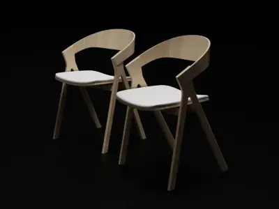 Cover chair  Design 3D model Low-poly 3D model