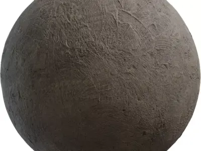 PBR Swirled Hand Troweled Concrete Texture