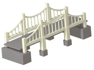 Premium Suspension Bridge 3D print model