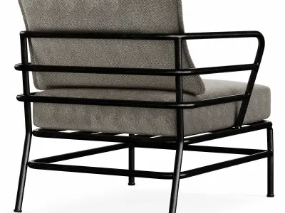 MARELUZ armchair Low-poly 3D model