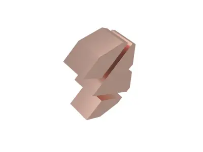 Sci-Fi Number 3 v1 011 Low-poly 3D model