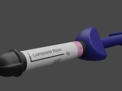 Dental composite - Composite resin 3D model