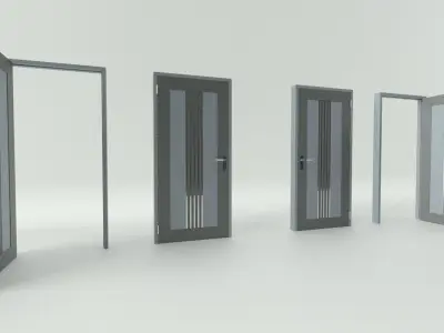 Door sets 15 3D model