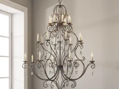 Generation Lighting Chateau Extra Large Chandelier 3D model