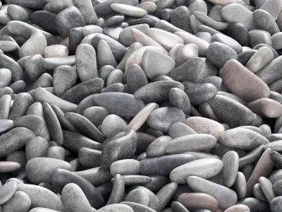 Pebble river low n7 3D model