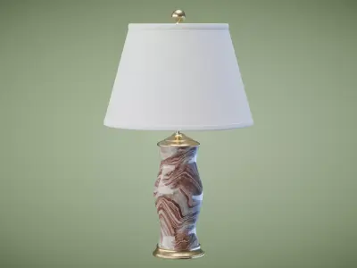 Modern  Table Lamp Low-poly 3D model