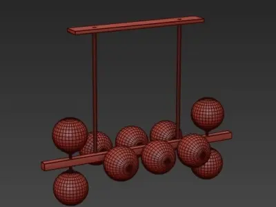 Chandelier Largo 3D model