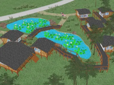 Creative Design-Holiday Cabin-014 3D model