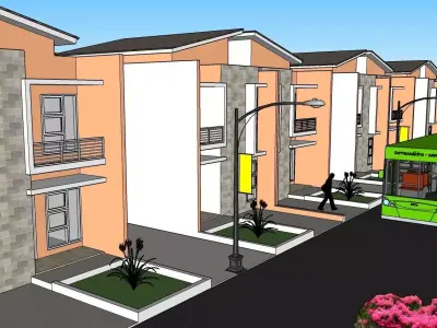 Exterior Villa Model  3D model