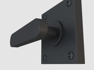 Gate Handle Horizontal 3D model