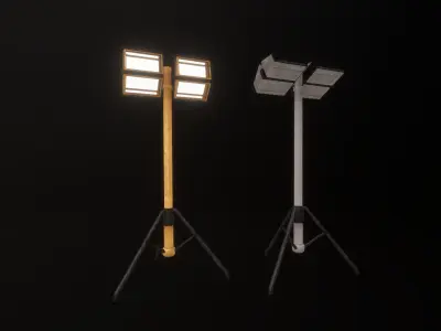 Game Ready Lights Pack Low-poly 3D model