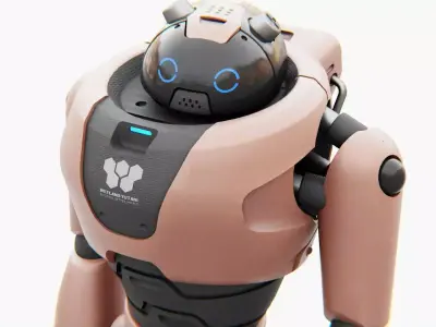 TOY BOT TILO  RIGGED 3D model