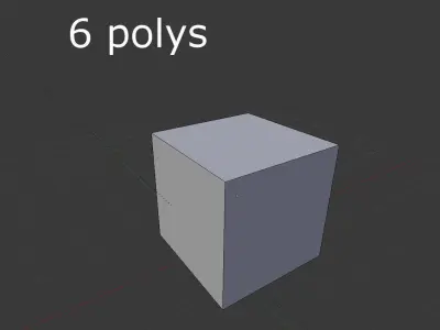 low poly metal crate Low-poly 3D model