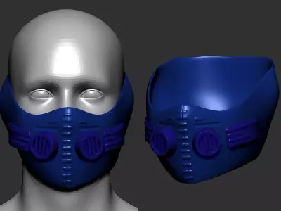 helmet high poly sculpt 3d printable  3D model