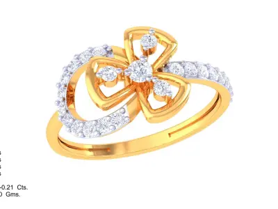  Women Ring MTL 3dm STL OBJ FBX Details 3D print model 113