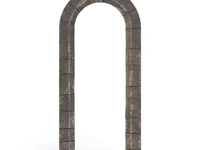 Dungeon Stone Arch 3D model