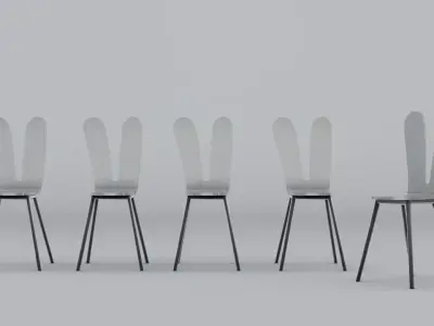 Sanaa chair 3D model