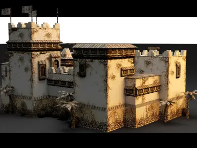 Fortress- 3d Model 3D model