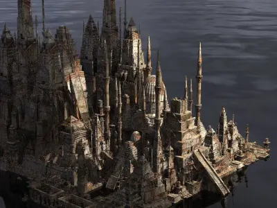 Capital of Arequipa Region Peru 3D model