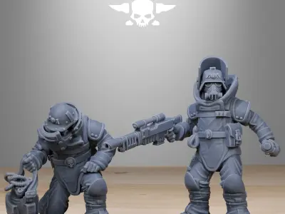 GrimGuard Bomb Squad 3D print model