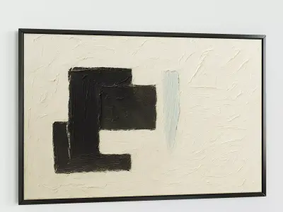 Picture with frame N-001 3D model