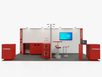 Exhibition stand 3 3D model
