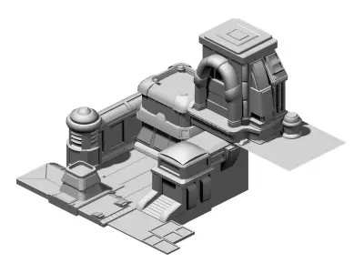 Machinery Distribution Factory - Building 32 3D model